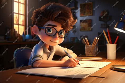 Cartoon Boy Doing Math Homework に対する画像結果