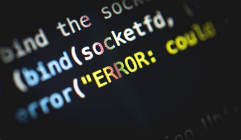 Toradh íomhá ar Coding Syntax Error