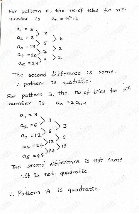 Image result for Finding Quadratic Pattern