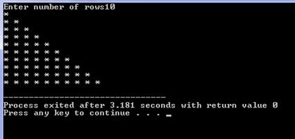 Toradh íomhá ar Half Pyramid Pattern C Flowchart