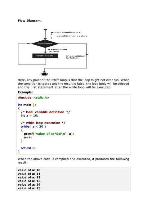 Image result for Types of Looping Statements