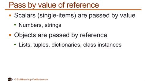 Afbeeldingsresultaten voor Python Pass by Value vs Reference