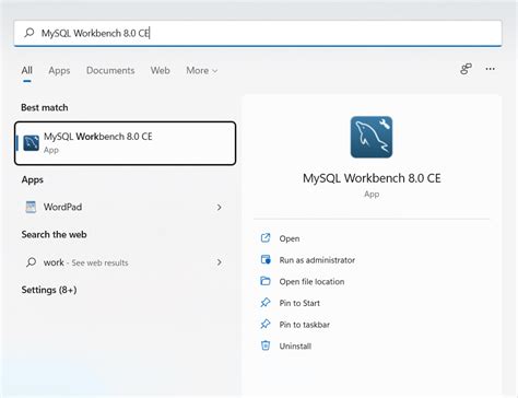 Image result for MySQL Workbench Where to Find Name of Database
