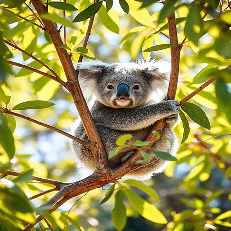 Koala Sitting in Tree No Background に対する画像結果