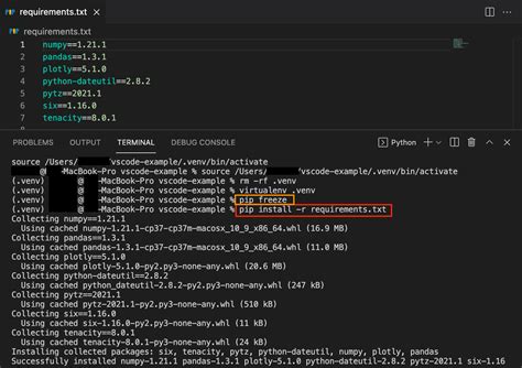 Image result for PIP for Check Library in vs Code Python