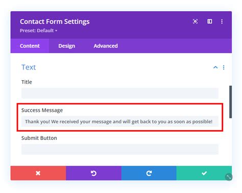 Afbeeldingsresultaten voor Contact Form Success Message Examples