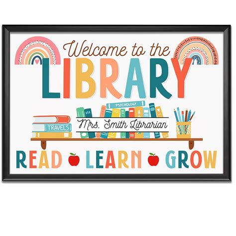 Image result for Classroom Library Sign