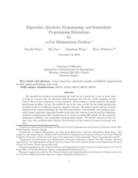 Afbeeldingsresultaten voor Semi Definite Programming Diagrams