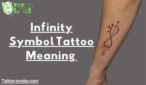 Infinity Symbol Tattoo Meaning, Ideas & Designs For 2025 | Tattoo Evoke ...