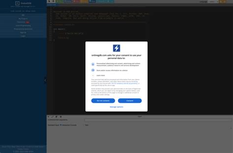 Toradh íomhá ar Codepad Text Editor