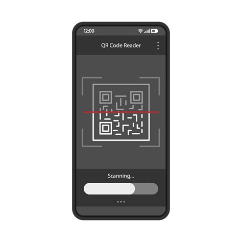 Toradh íomhá ar QR Code Reader Mobile UI Design