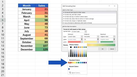Afbeeldingsresultaten voor Custom Formatting Excel Colors