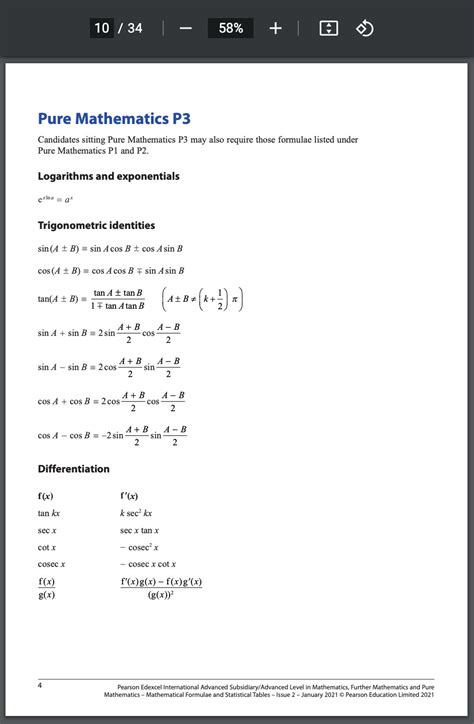 Afbeeldingsresultaten voor Binomial Table Edexcel Formula Book