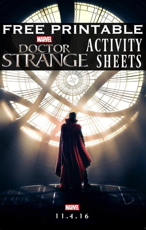 Afbeeldingsresultaten voor Doctor Strange Worksheet