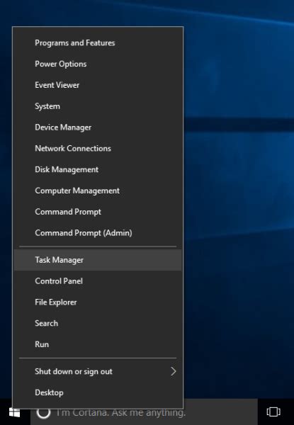 Toradh íomhá ar Win 10 Task Manager