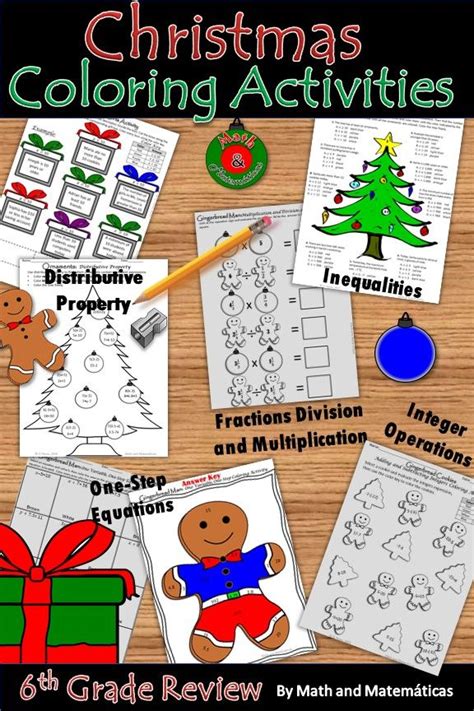 Image result for Coloring Christmas Pages with Basic Math