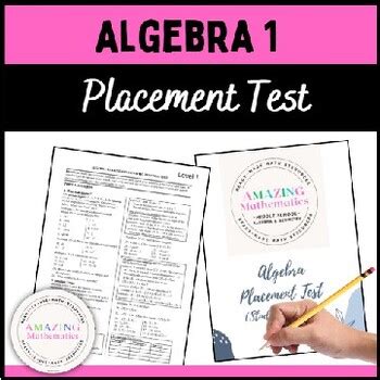 Toradh íomhá ar Placement Test Study Guide