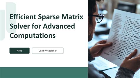 Image result for Sparse Matrix Computation