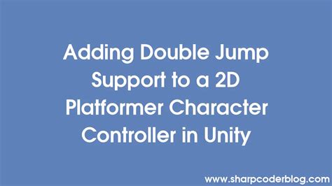 Image result for Unity 2D Platformer Controller