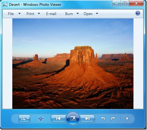 Toradh íomhá ar Computer Windows Photo Viewer