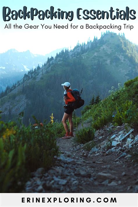 Afbeeldingsresultaten voor Backpacking Essentials