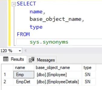 Image result for SQL Export Synonym