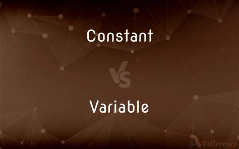 Image result for Variable and Constant Difference