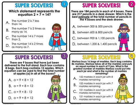 Image result for 4th Grade Math Test Review