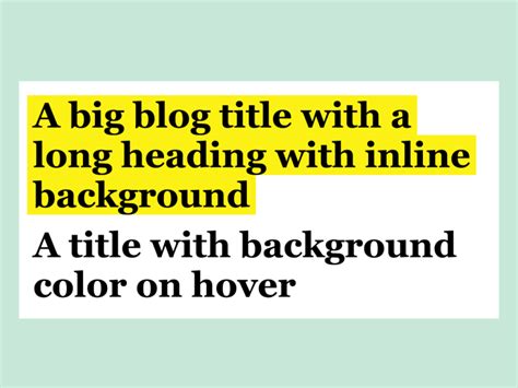 Image result for CSS Background Text Highlight