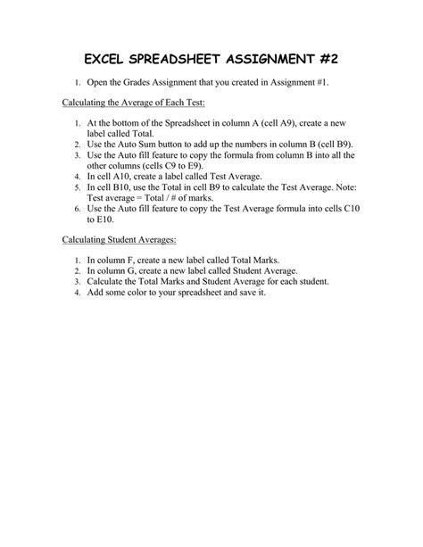 Image result for Excel Assignment