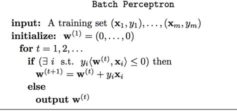 Afbeeldingsresultaten voor Perceptron Algorithm Update Rule