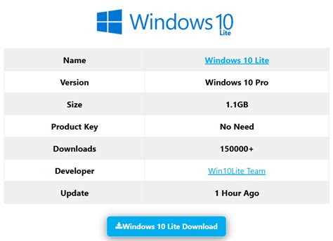 Image result for Windows 10 Light Download