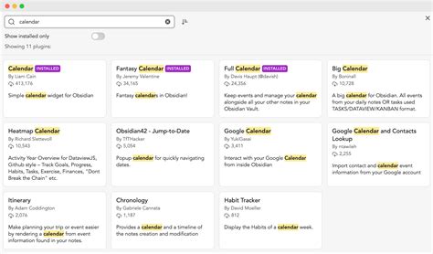 Toradh íomhá ar Obsidian Calendar