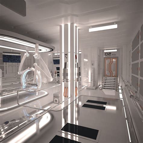 Image result for Futuristic Science Lab Interior
