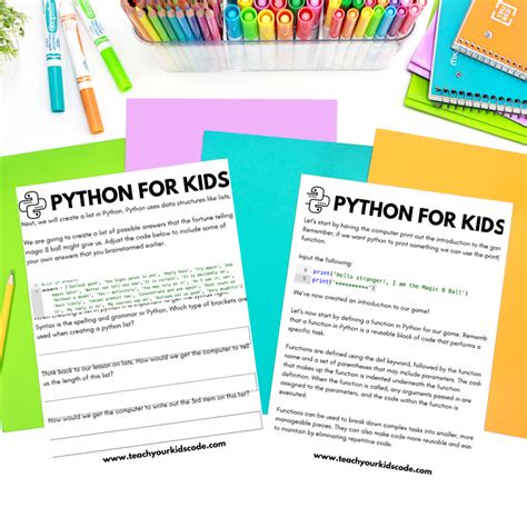 Image result for Python Tutorial Kids Can Code