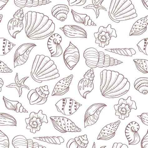 Image result for Sea Shell Pattern Drawing