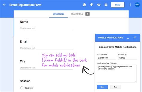 Image result for Google Form Notification
