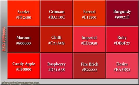 Image result for Red Opaque Color Code RGB