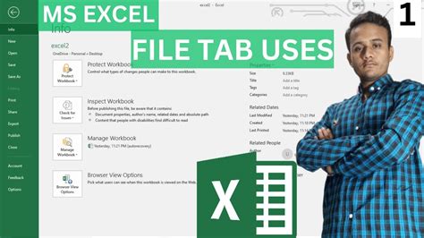 Image result for File Tab Excel Images