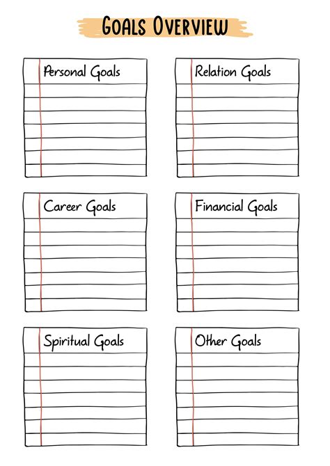Toradh íomhá ar Goal Setting Pyramid Worksheet