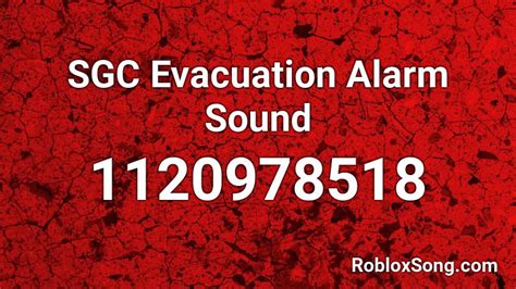 Image result for Emergency Alert Alarm with Speech Text Sound Roblox ID