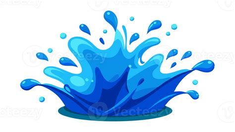 Toradh íomhá ar Water Spalsh Cartoon