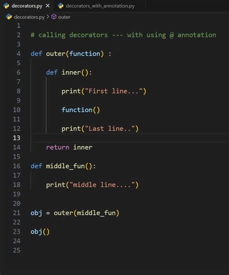 Toradh íomhá ar Simple Decorators Python