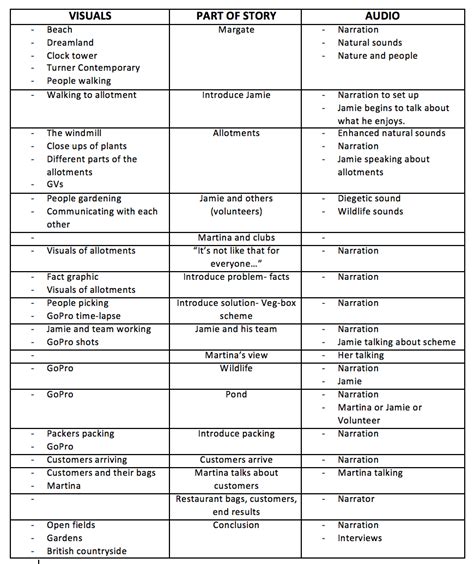 Toradh íomhá ar Simple Documentary Outline
