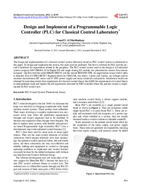 Toradh íomhá ar Programmable Logic Controller for Laboratory