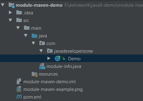 Maven Java Module に対する画像結果