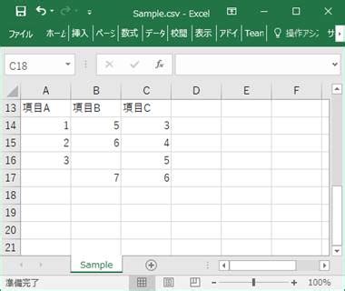 Example of CSV に対する画像結果
