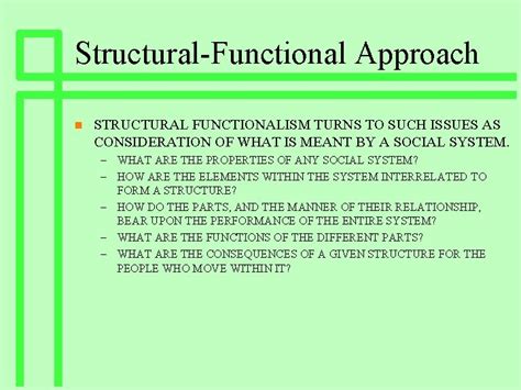 Image result for Structural-Functional Approach