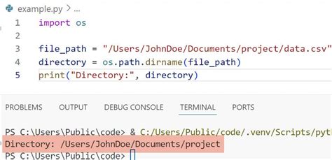Toradh íomhá ar Open a Directory in Python