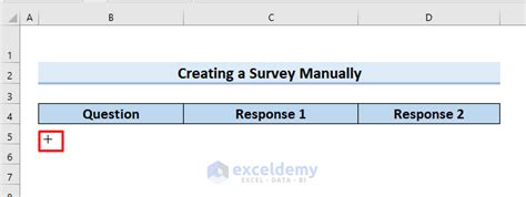 Image result for How to Create a Poll in Excel